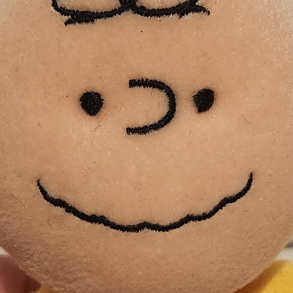 8” Ty Charlie Brown Plush Doll with Tags with nonfunctional voice box